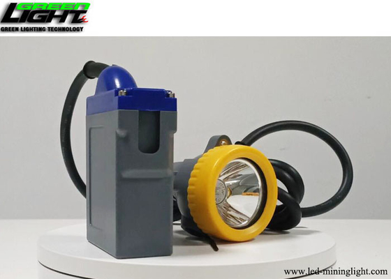Laser que grava a chama IP68 resistente de LOGO Miners Cap Lamp 15000lux com cabo