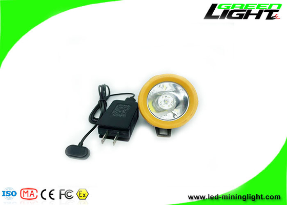Luzes carbonosas sem corda IP68 3800mAh USB de Mini Size 10000lux que carrega com o diodo emissor de luz do Cree para a mina subterrânea e exterior