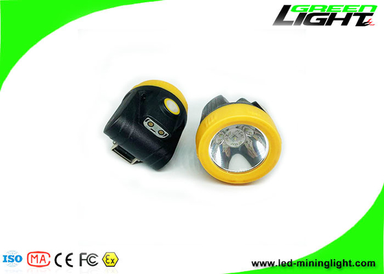 Luzes carbonosas sem corda IP68 3800mAh USB de Mini Size 10000lux que carrega com o diodo emissor de luz do Cree para a mina subterrânea e exterior