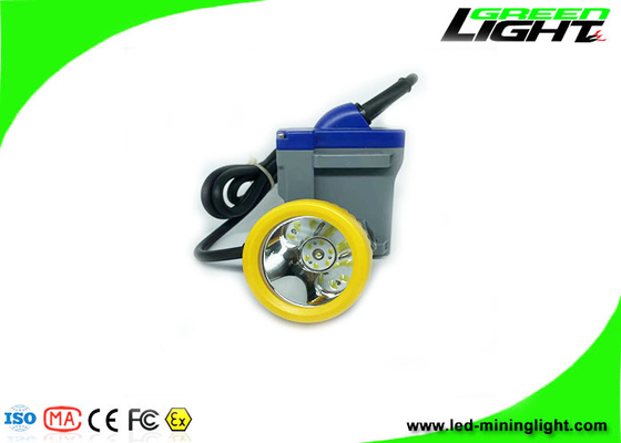 Farol longo leve carbonoso subterrâneo recarregável do tempo de trabalho do MAh 16hours do Lux 6600 do diodo emissor de luz 15000