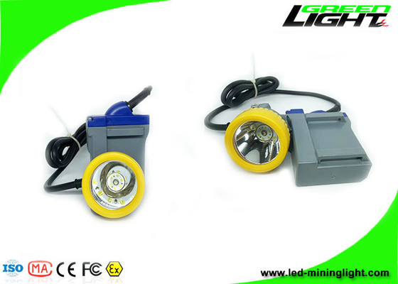 Farol longo leve carbonoso subterrâneo recarregável do tempo de trabalho do MAh 16hours do Lux 6600 do diodo emissor de luz 15000