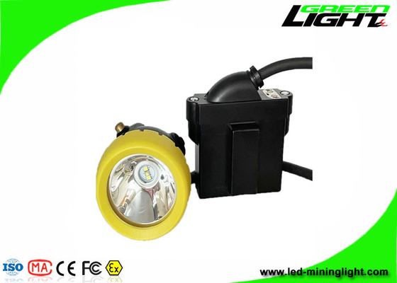10000 Lux 216lum 7800 MAh com fio LED tampa de mineração lâmpada carregamento USB com função de aviso de baixa potência farol mineiro