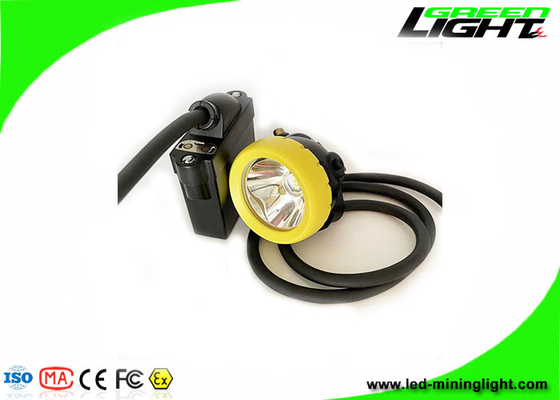 10000 Lux 216lum 7800 MAh com fio LED tampa de mineração lâmpada carregamento USB com função de aviso de baixa potência farol mineiro