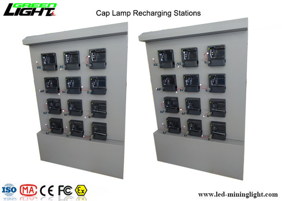 Estação de carregamento de lâmpada de tampa de mineração sem fio 12V saída para lâmpada de tampa GLC6