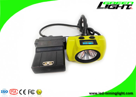 Lâmpada LED Miner Cap 13600 MAh IP68 À Prova D' Água 25000 Lux Carvão Mineiros Farol