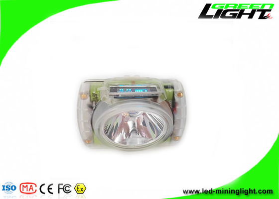 Lâmpada de mineração LED portátil 6,8Ah Display OLED 13000 Lux anti-impacto magnético carregamento USB