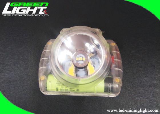 Farol de mineração de carvão recarregável USB 232lum farol alto ABS leve shell