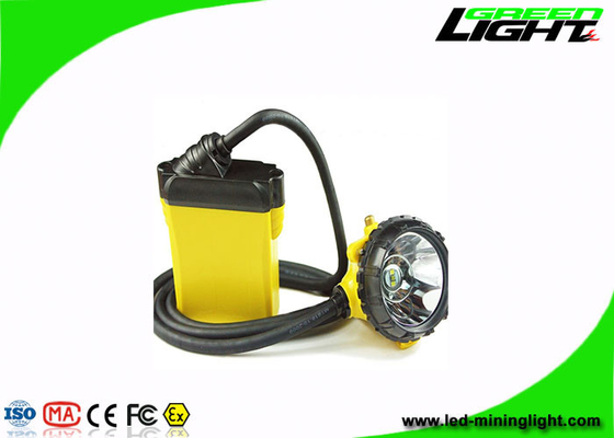 25000Lux 10.4Ah Capa de Mineração com Fio Lâmpada Subterrânea Mineração Faróis Copo de Iluminação de Alumínio