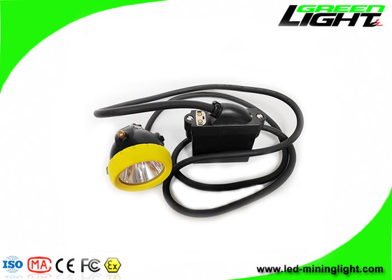 6,6Ah/7,8Ah 16 horas LED Miners Cap Lamp recarregável 10000 Lux à prova de explosão