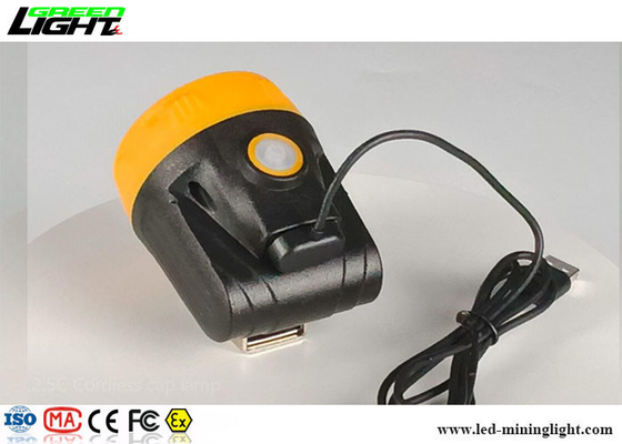 Luz LED de segurança para mineração sem fio 10000lux 3,7 V com indicador de carregamento