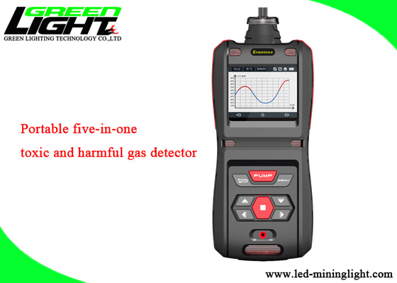 GL-MS500 Detector de gás portátil tóxico/prejudicial cinco em um para mina subterrânea de petróleo