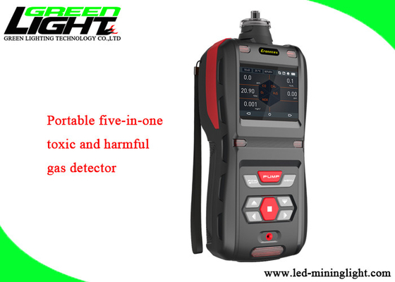 GL-MS500 Detector de gás portátil tóxico/prejudicial cinco em um para mina subterrânea de petróleo