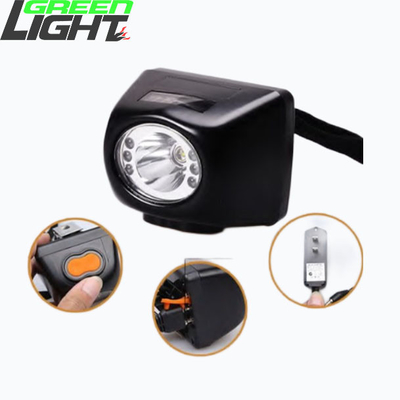 221lum 8000Lux Coal Miners Hat luz à prova d'água recarregável tela digital farol