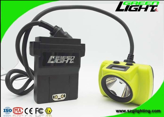 mineiro impermeável carbonoso Cap Lamp de USB 25000Lux 530lum IP68 da bateria de Panasonic das luzes 13.6Ah