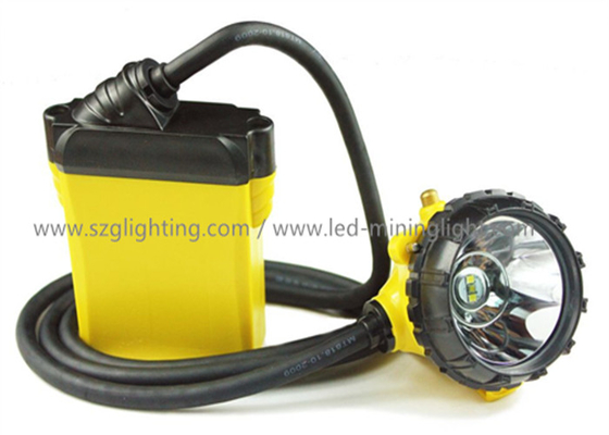 25000lux aprovado IP68 3W Cree Safety Mining Cap Lights com iluminação de 3 níveis