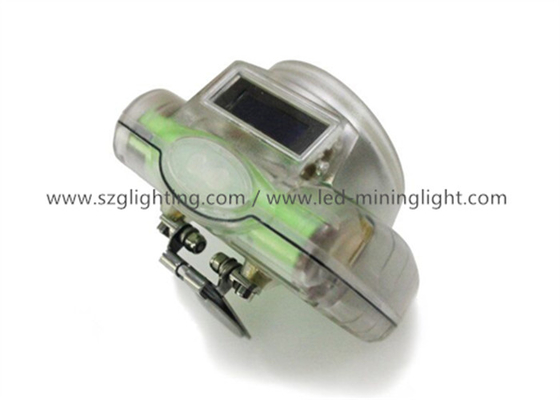 Lâmpada de tampão de mineração conduzida sem corda da tela de OLED, IP68 1W 6000 Lux Mining Hard Hat Lights