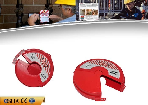 Válvula de porta do ABS que trava o dispositivo, 470g peso Logo Valve Lockout feito sob encomenda