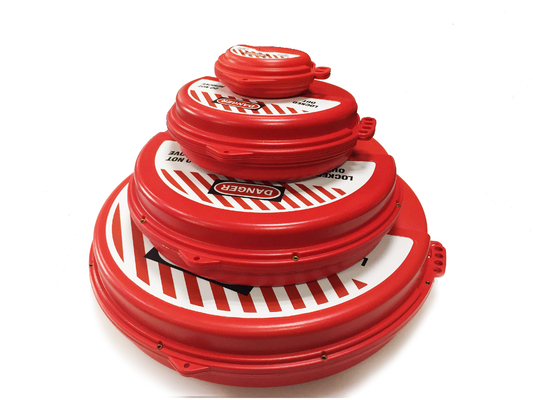 Válvula de porta do ABS que trava o dispositivo, 470g peso Logo Valve Lockout feito sob encomenda