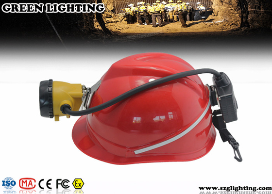 luz de mineração do diodo emissor de luz do CREE 6.8Ah semi amarrado com 15000 Lux claro de advertência traseiro