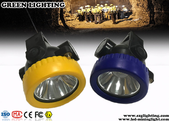 luz recarregável do capacete de mineiros 3.7V 100000 horas de esperança de vida 4000 Lux Brightness
