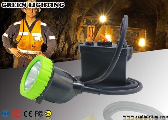50000 Lux Led Headlamp Rechargeable, lâmpada de tampão de 4 mineiros da iluminação da cor