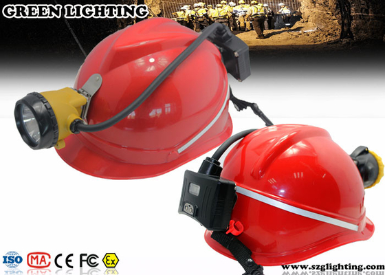 Atex aprovou a luz Semi-amarrado da mineração do diodo emissor de luz do CREE da prova IP68 3.7V 6.8Ah da água