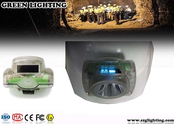 Diodo emissor de luz anti - farol de mineração explosivo, lâmpada de mineiros do diodo emissor de luz da exposição de 6.2AH OLED 