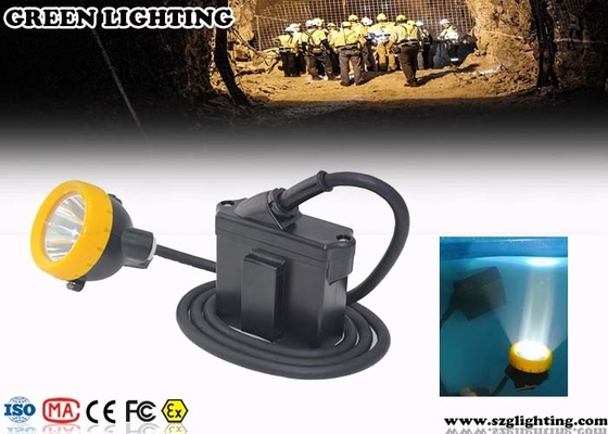 Farol impermeável dos mineiros de carvão, 6.2Ah lâmpada de mineração do diodo emissor de luz do poder da bateria 3W