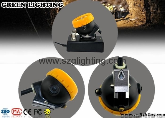 Farol impermeável dos mineiros de carvão, 6.2Ah lâmpada de mineração do diodo emissor de luz do poder da bateria 3W