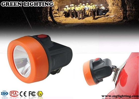 Luz do capacete de mineiros da segurança do OEM, farol do capacete de segurança dos materiais 2.8Ah do ABS 