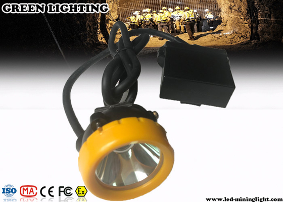 18000 Lux Coal Miners Headlamp, lâmpada de tampão impermeável da segurança 7800mA para a mineração