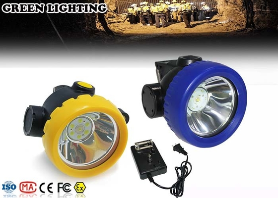 farol recarregável 3500 Lux Brightness Shock do diodo emissor de luz 2.2Ah - resistente