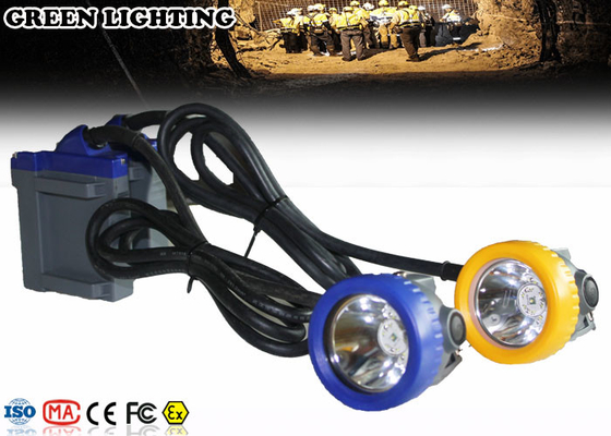 Peso recarregável antiexplosivo do farol 560g do diodo emissor de luz de GLT-7B IP67 3W 10000lux