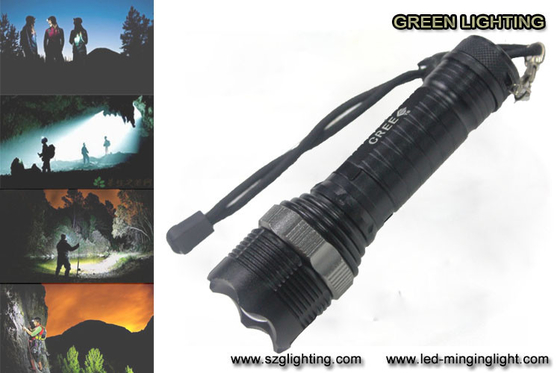 Tocha conduzida recarregável de GL-F002 XML-T6, 10W 1200 lúmen Cree Led Flashlight