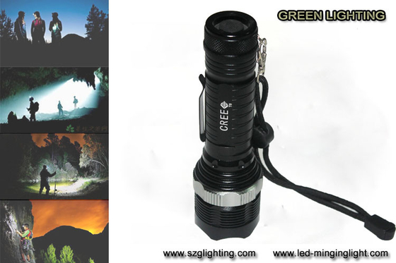 Tocha conduzida recarregável de GL-F002 XML-T6, 10W 1200 lúmen Cree Led Flashlight