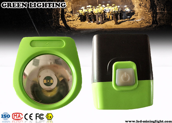 6000 Lux Cordless Mining Cap Lamps, farol recarregável de 230mA 110 Lum conduziram
