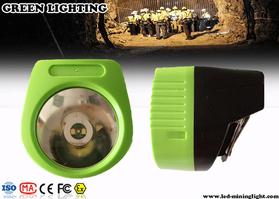 6000 Lux Cordless Mining Cap Lamps, farol recarregável de 230mA 110 Lum conduziram