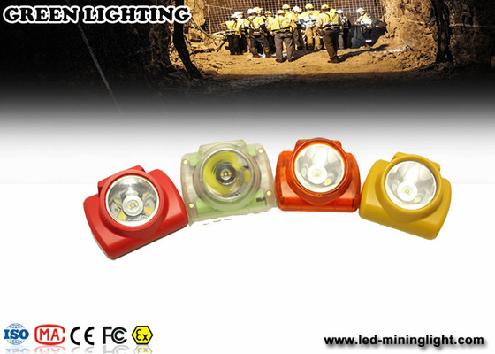 O PC de pouco peso Meterial Kl2.6lm conduziu o farol de mineração 6000lux com tela de Oled