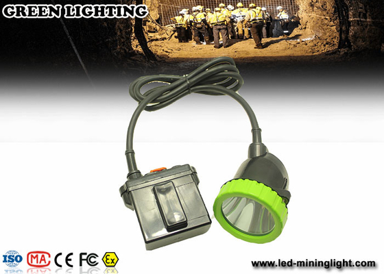 50000 bateria de mineração da lâmpada de tampão 11.2Ah dos mineiros da caça da segurança da luz do diodo emissor de luz de Lux Opal Corded