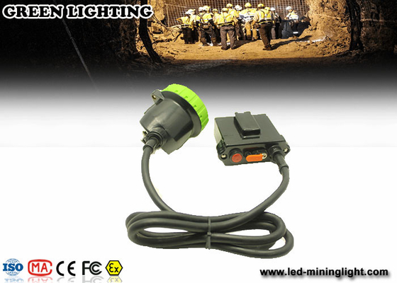 50000 bateria de mineração da lâmpada de tampão 11.2Ah dos mineiros da caça da segurança da luz do diodo emissor de luz de Lux Opal Corded