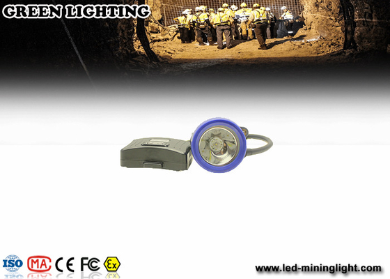 Mineração semi amarrado PP claros Meterial do diodo emissor de luz de IP67 5.6ah brilho forte de 8000 lux