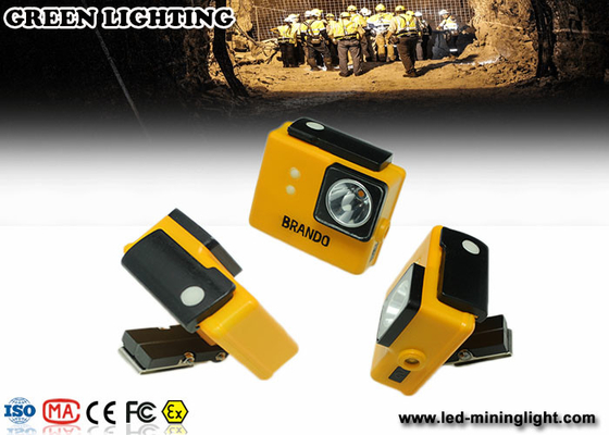 lâmpada de mineração recarregável amarela da segurança de GLC-3A 6000Lux com capacidade da bateria 3.2Ah com modelo do quadro da foto