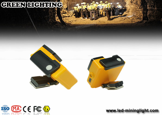 lâmpada de mineração recarregável amarela da segurança de GLC-3A 6000Lux com capacidade da bateria 3.2Ah com modelo do quadro da foto