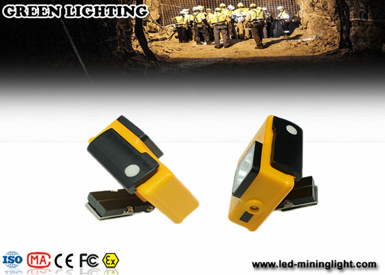lâmpada de mineração recarregável amarela da segurança de GLC-3A 6000Lux com capacidade da bateria 3.2Ah com modelo do quadro da foto