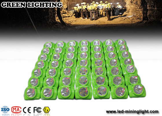 Verde 15000 Lux Cordless Mining Lights, luz da cabeça da mineração do diodo emissor de luz da tela de Oled
