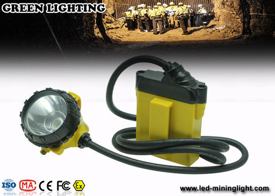 o tampão de mineração conduzido pequeno do manual do cabo do preto 160cm de 520g GL12-A ilumina 25000 Lux Brightness