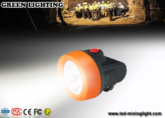 Luz de pouco peso da mineração do diodo emissor de luz do ABS, mineiro profissional Cap Lamp da categoria IP68