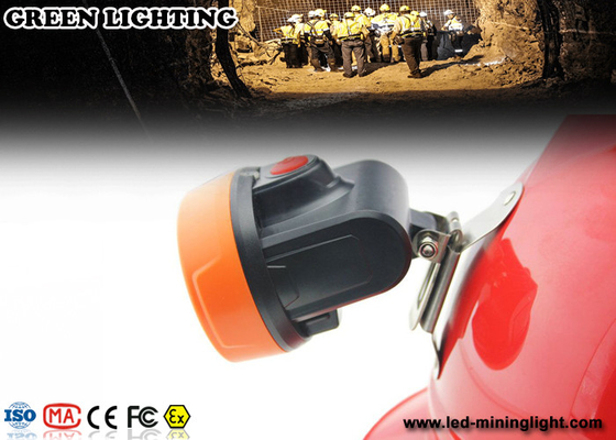 Luz de pouco peso da mineração do diodo emissor de luz do ABS, mineiro profissional Cap Lamp da categoria IP68