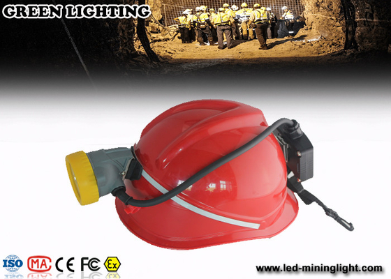 Lâmpada de 10000 mineiros elétrica do Lux, bateria do íon do farol 5.6Ah Li do capacete de segurança