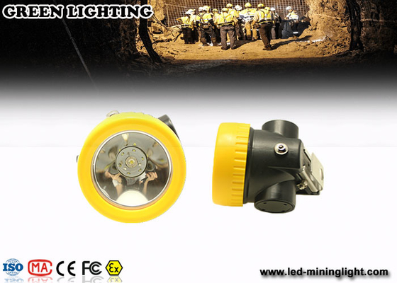 As luzes de mineração sem corda da recreação do Downhole, conduziram o farol do capacete de segurança 200 miliampères 4000 Lux